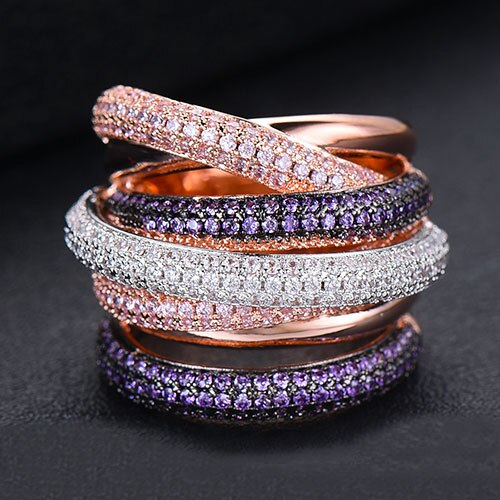 Elegant Gold Stacking Ring for Women
