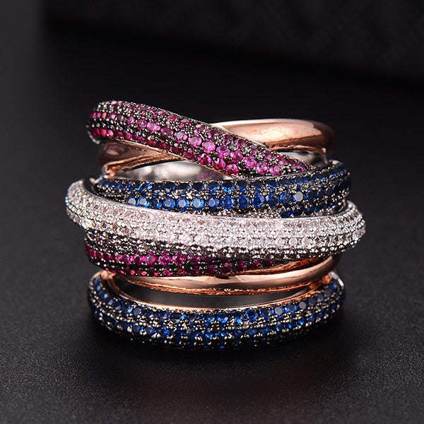 Elegant Gold Stacking Ring for Women