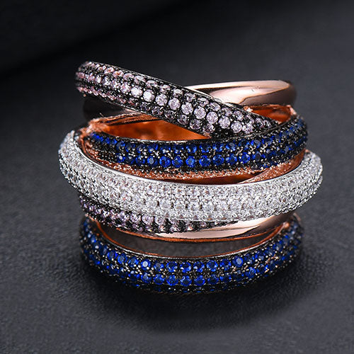 Elegant Gold Stacking Ring for Women