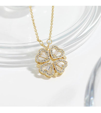 Lovely Gemstone Drop Necklace - Cofik