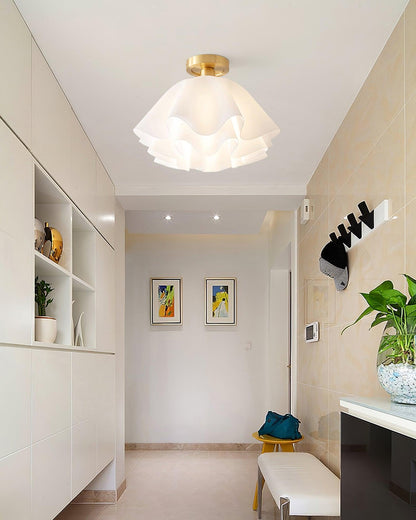 Brass Pendant Light Adjustable Modern Ceiling Fixture