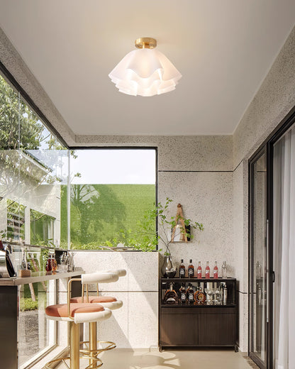 Brass Pendant Light Adjustable Modern Ceiling Fixture