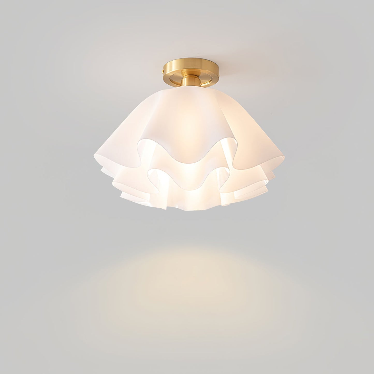 Brass Pendant Light Adjustable Modern Ceiling Fixture