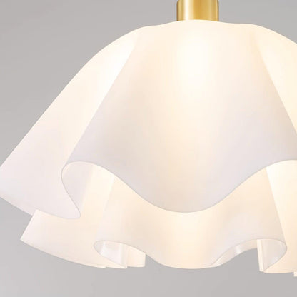 Brass Pendant Light Adjustable Modern Ceiling Fixture
