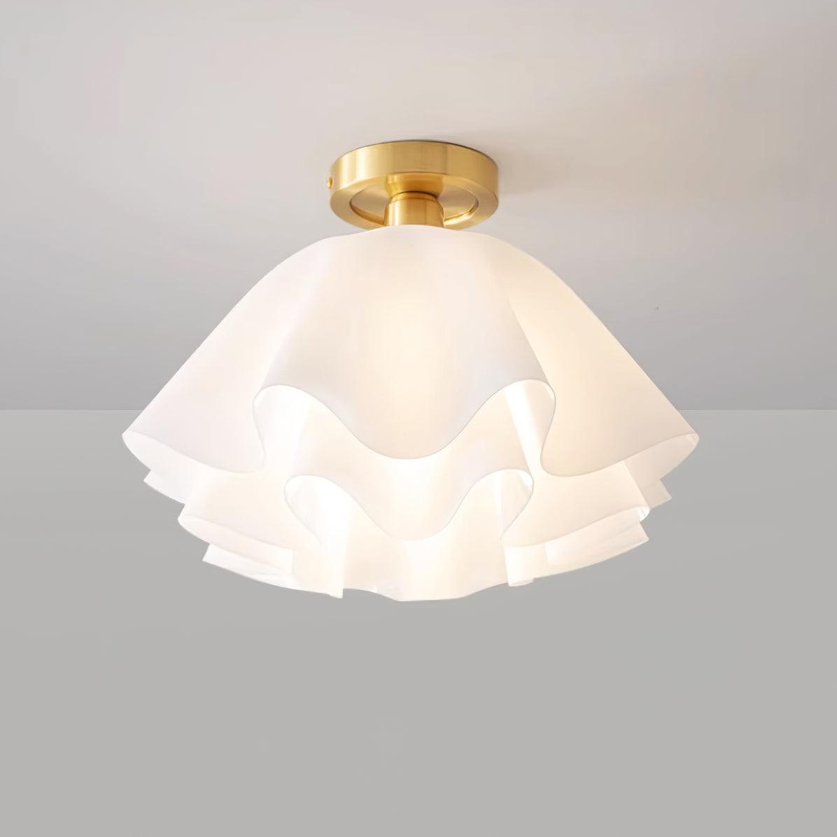 Brass Pendant Light Adjustable Modern Ceiling Fixture