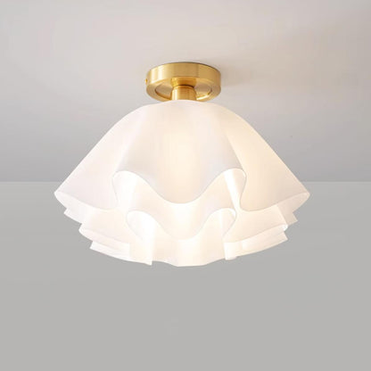 Brass Pendant Light Adjustable Modern Ceiling Fixture