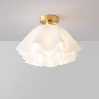 Brass Pendant Light Adjustable Modern Ceiling Fixture