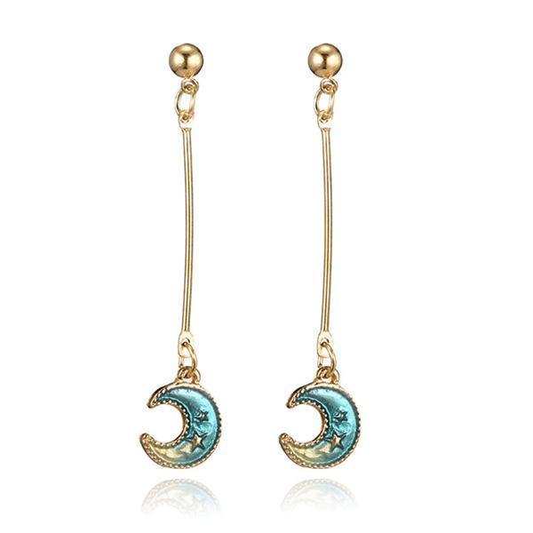 Sparkling Star Dangle Earrings