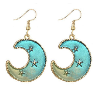 Sparkling Star Dangle Earrings