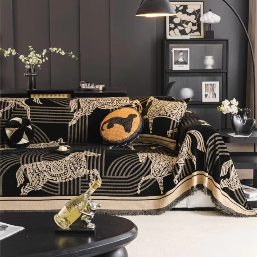 Waterproof Gallora Horse Patio Sofa Cover
