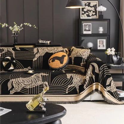 Waterproof Gallora Horse Patio Sofa Cover