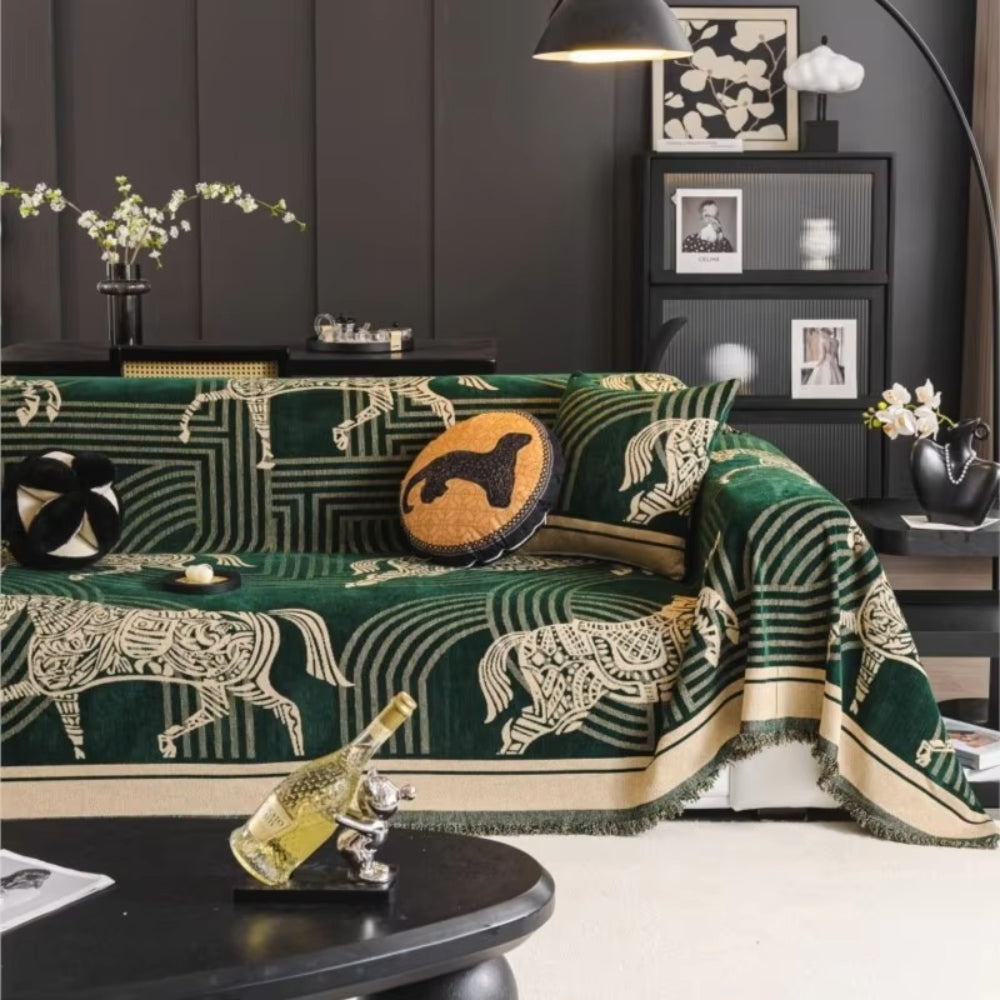 Waterproof Gallora Horse Patio Sofa Cover
