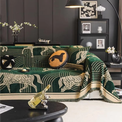 Waterproof Gallora Horse Patio Sofa Cover