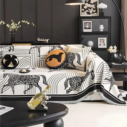 Waterproof Gallora Horse Patio Sofa Cover