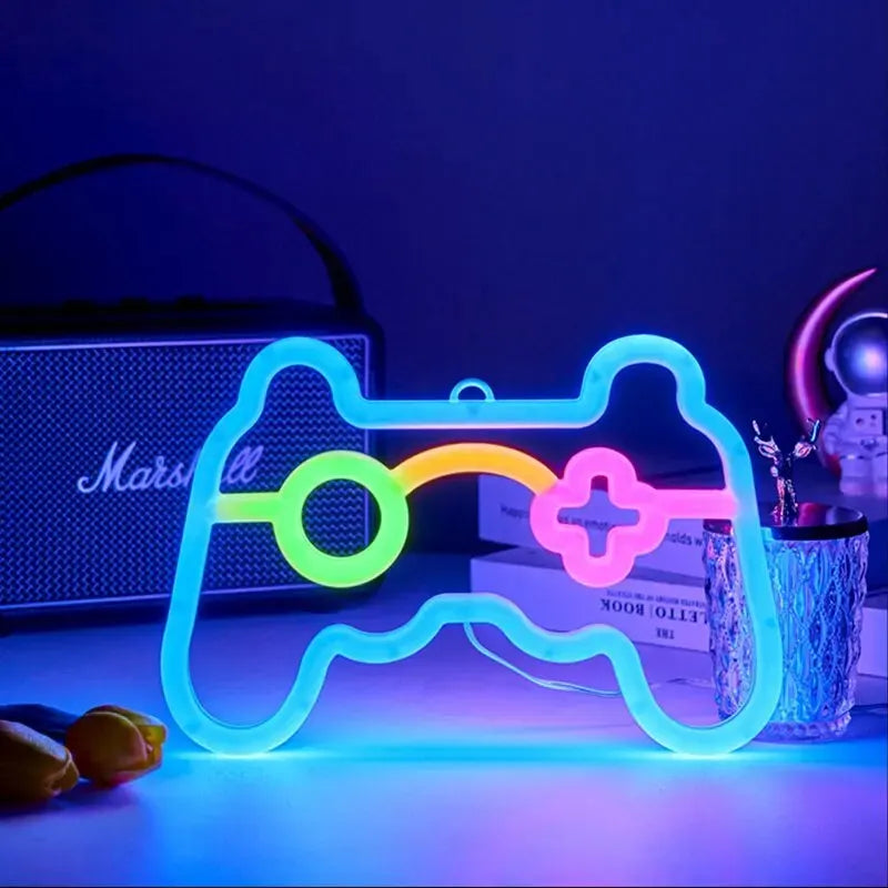 Glowing Game Room LED Sign - Cool Neon Wall Art