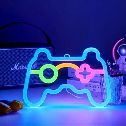 Glowing Game Room LED Sign - Cool Neon Wall Art
