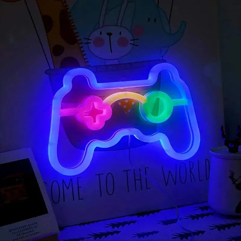 Glowing Game Room LED Sign - Cool Neon Wall Art
