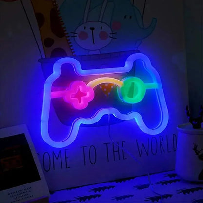 Glowing Game Room LED Sign - Cool Neon Wall Art