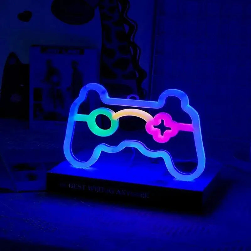 Glowing Game Room LED Sign - Cool Neon Wall Art