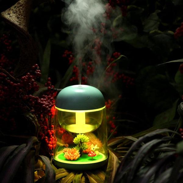 Colorful Bunny Humidifier Night Lamp