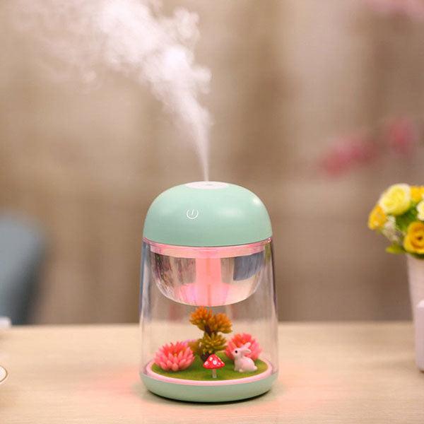 Colorful Bunny Humidifier Night Lamp