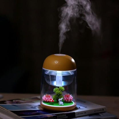 Colorful Bunny Humidifier Night Lamp