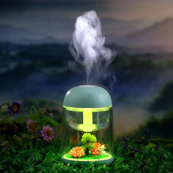 Colorful Bunny Humidifier Night Lamp