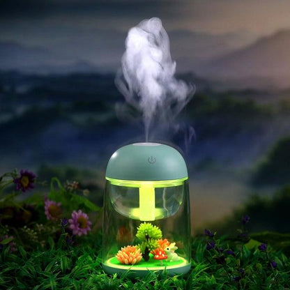 Colorful Bunny Humidifier Night Lamp