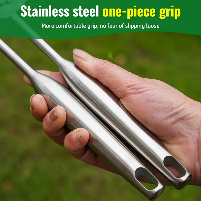 Heavy Duty Steel Garden Rake with Comfort Grip