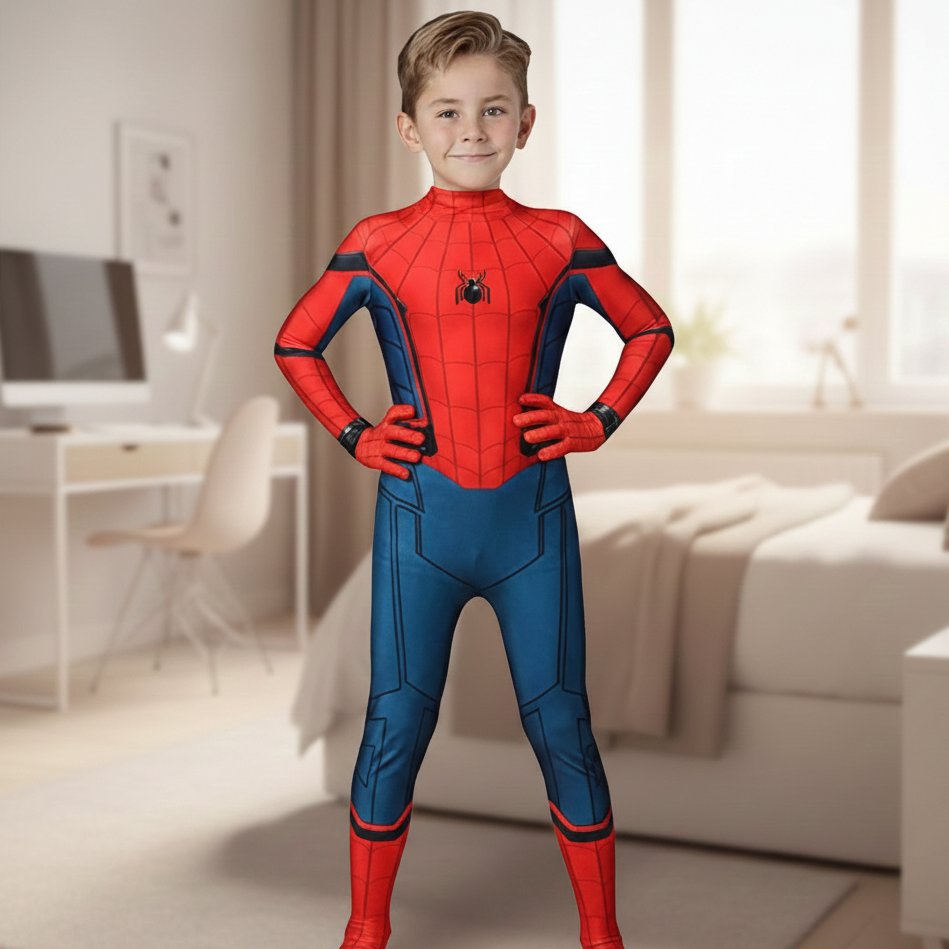 Authentic Superhero Dress Up Costume for Kids Adults - Cofik