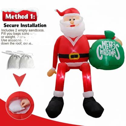 Large Inflatable LED Garden Gnome Decoration
