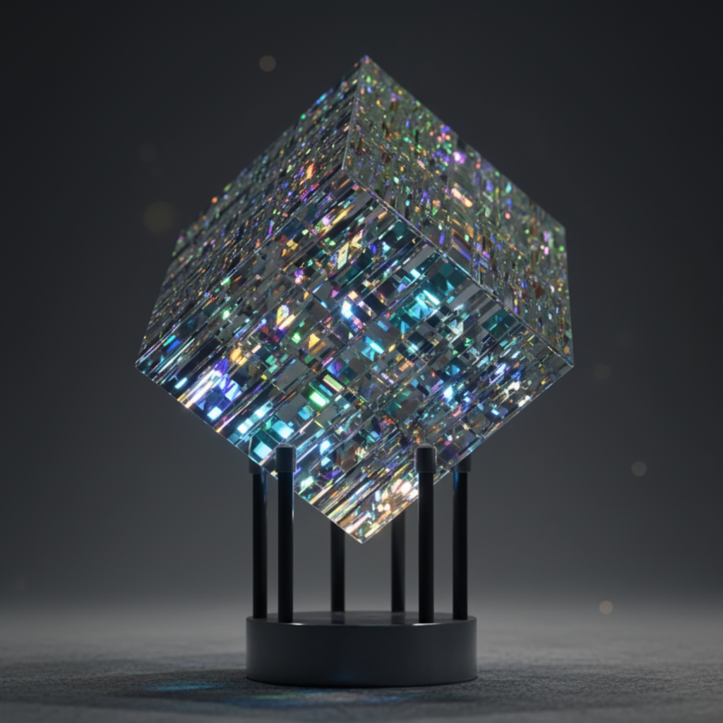 Colorful Glass Crystal Rainbow Decorative Paperweight