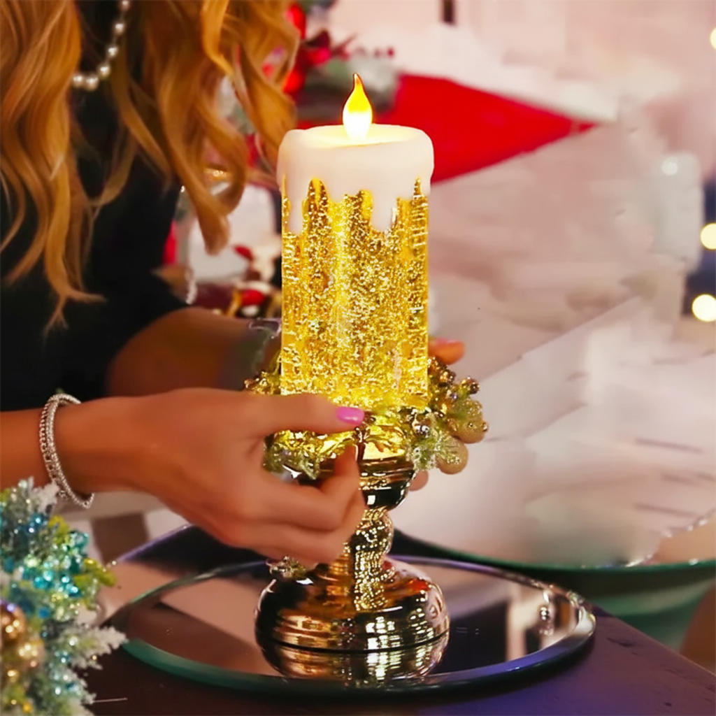 Large Festive Holiday Decoration Ball - Outdoor