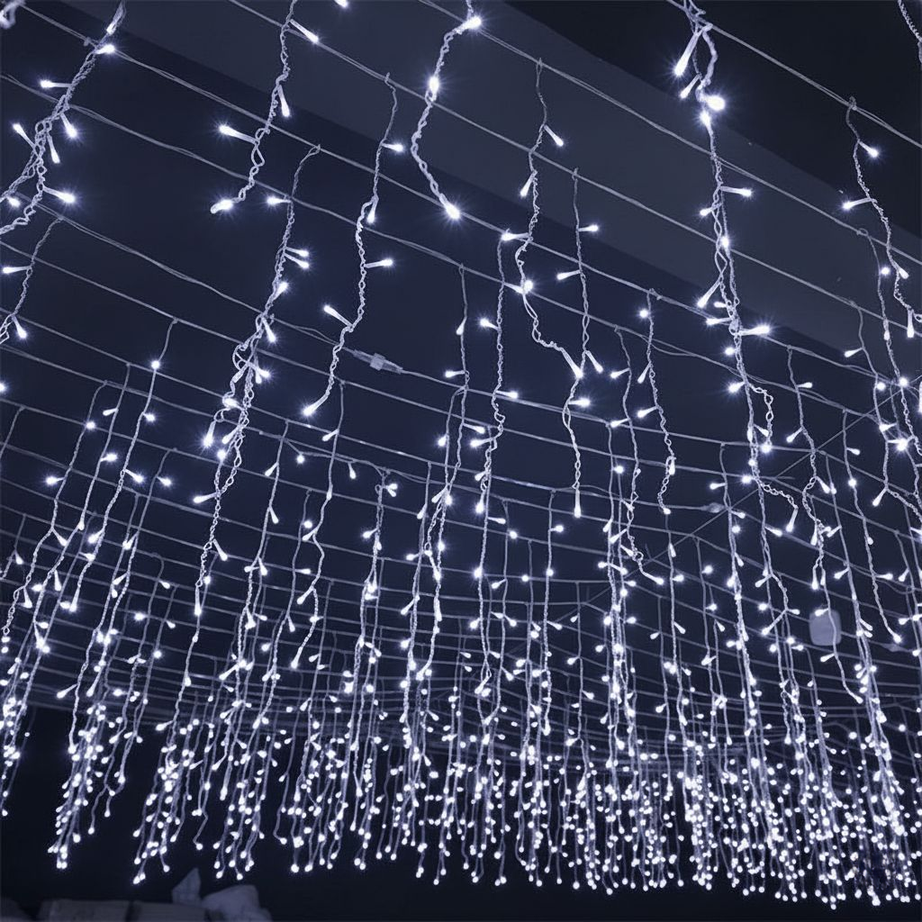 Long Outdoor String Fairy Lights 50m Waterproof