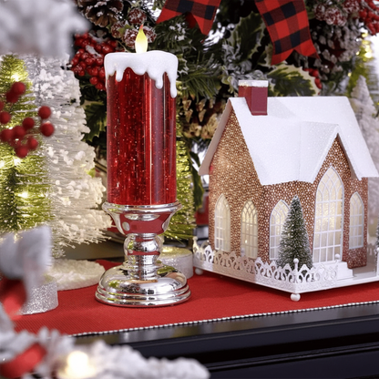 Large Festive Holiday Decoration Ball - Outdoor