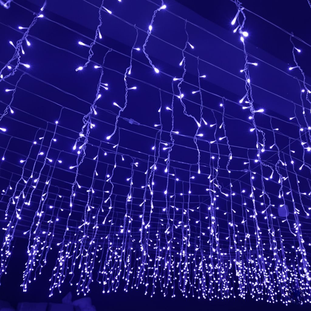Long Outdoor String Fairy Lights 50m Waterproof