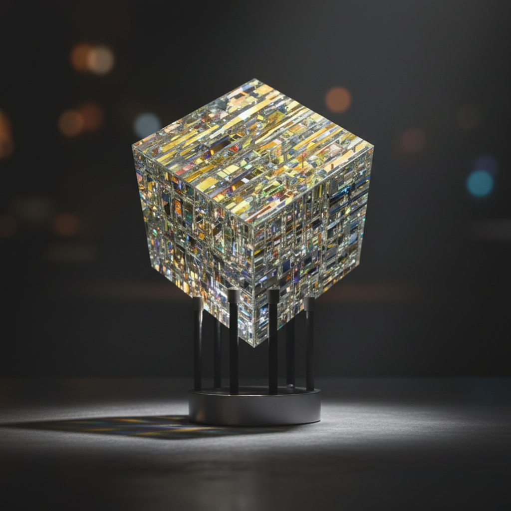 Colorful Glass Crystal Rainbow Decorative Paperweight