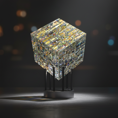 Colorful Glass Crystal Rainbow Decorative Paperweight