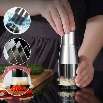 Fast Easy Garlic Press Crusher