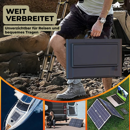 Portable 1000W Solar Power Kit for Outdoor Use