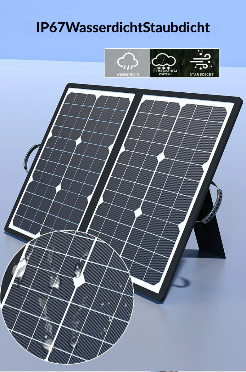 Portable 1000W Solar Power Kit for Outdoor Use