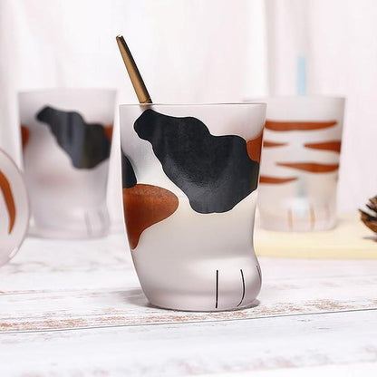 Clear Kitty Paw Coffee Mug