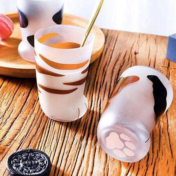 Clear Kitty Paw Coffee Mug