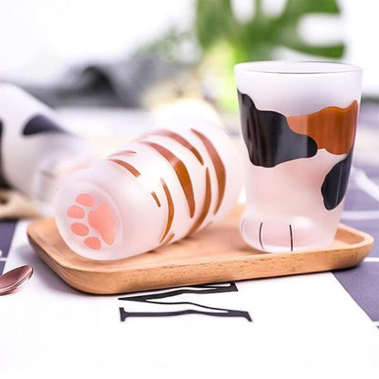 Clear Kitty Paw Coffee Mug