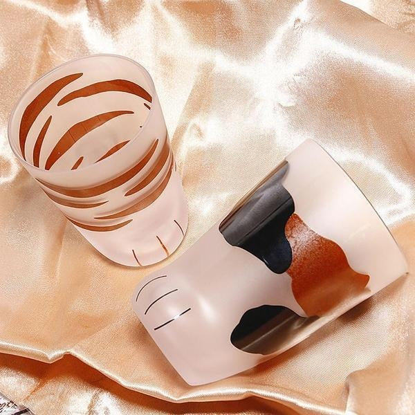 Clear Kitty Paw Coffee Mug