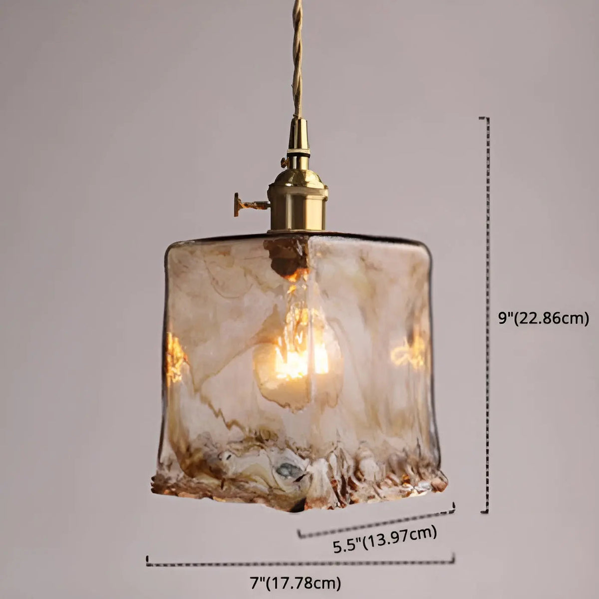 Elegant Crystal Pendant Light