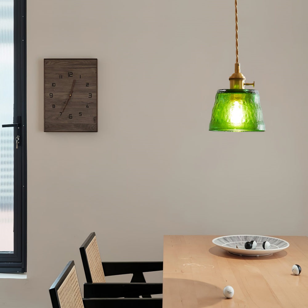 Elegant Clear Glass Hanging Lamp For Home Decor