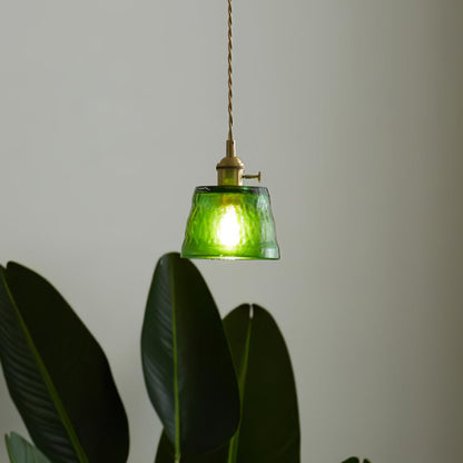 Elegant Clear Glass Hanging Lamp For Home Decor