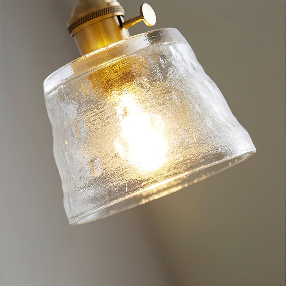 Elegant Clear Glass Hanging Lamp For Home Decor