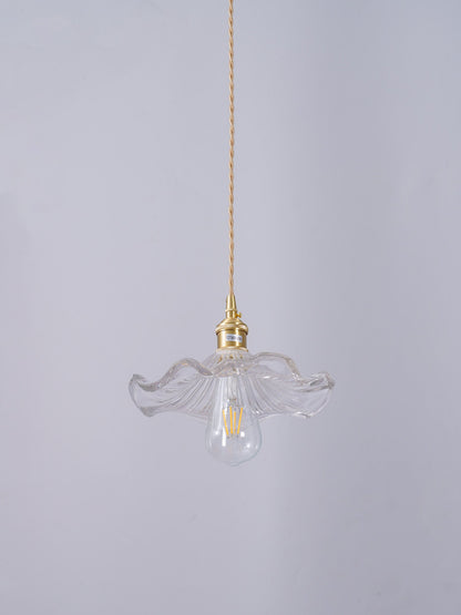 Elegant Glass Floral Hanging Light